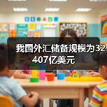 我国外汇储备规模为32407亿美元