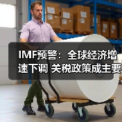 IMF预警：全球经济增速下调 关税政策成主要拖累