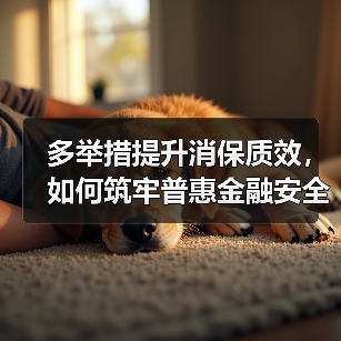 多举措提升消保质效,如何筑牢普惠金融安全防线(图1) 多举措提升消保质效,如何筑牢普惠金融安全防线(图1)