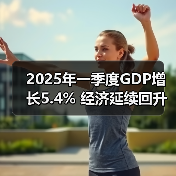 2025年一季度GDP增长5.4% 经济延续回升向好态势(图1) 2025年一季度GDP增长5.4% 经济延续回升向好态势(图1)