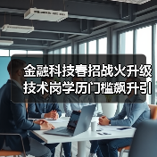 金融科技春招战火升级 技术岗学历门槛飙升引热议(图2) 金融科技春招战火升级 技术岗学历门槛飙升引热议(图2)