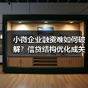 小微企业融资难如何破解?信贷结构优化成关键(图2) 小微企业融资难如何破解?信贷结构优化成关键(图2)