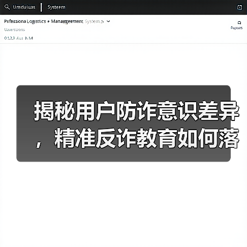 揭秘用户防诈意识差异,精准反诈教育如何落地?(图2) 揭秘用户防诈意识差异,精准反诈教育如何落地?(图2)
