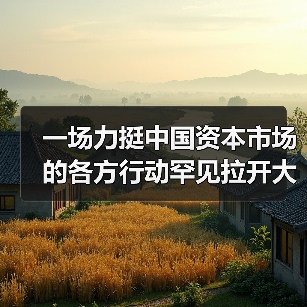 一场力挺中国资本市场的各方行动罕见拉开大幕(图1) 一场力挺中国资本市场的各方行动罕见拉开大幕(图1)