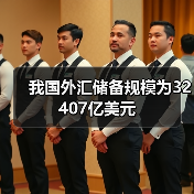 我国外汇储备规模为32407亿美元（图2）