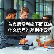 首套房贷利率下调释放什么信号？差别化政策如何稳住楼市（图1）