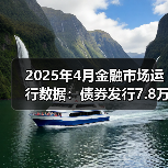 2025年4月金融市场运行数据:债券发行7.8万亿元(图3) 2025年4月金融市场运行数据:债券发行7.8万亿元(图3)
