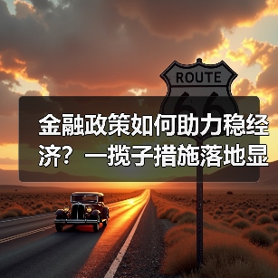 金融政策如何助力稳经济?一揽子措施落地显效(图1) 金融政策如何助力稳经济?一揽子措施落地显效(图1)