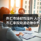 外汇市场韧性提升 人民币汇率双向波动稳中有进（图1）