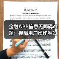 金融APP信息无障碍难题:视障用户操作难如何破局?(图3) 金融APP信息无障碍难题:视障用户操作难如何破局?(图3)