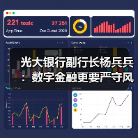 光大银行副行长杨兵兵:数字金融更要严守风险底线(图1) 光大银行副行长杨兵兵:数字金融更要严守风险底线(图1)