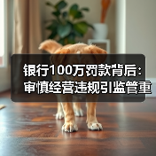 银行100万罚款背后：审慎经营违规引监管重罚（图2）