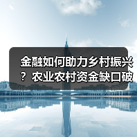 金融如何助力乡村振兴？农业农村资金缺口破解之道（图3）