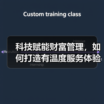 科技赋能财富管理,如何打造有温度服务体验(图3) 科技赋能财富管理,如何打造有温度服务体验(图3)
