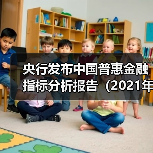 央行发布中国普惠金融指标分析报告（2021年）