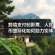跨境支付创新高，人民币国际化如何助力实体经济发展？