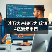 涉五大违规行为 瑞银遭4亿港元重罚