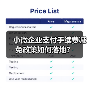 小微企业支付手续费减免政策如何落地?(图4) 小微企业支付手续费减免政策如何落地?(图4)