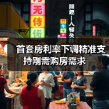 首套房利率下调精准支持刚需购房需求