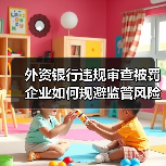 外资银行违规审查被罚 企业如何规避监管风险?(图1) 外资银行违规审查被罚 企业如何规避监管风险?(图1)