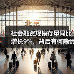 社会融资规模存量同比增长9%，背后有何隐忧？（图3）