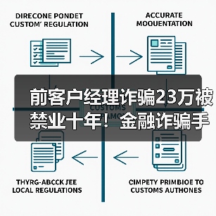 前客户经理诈骗23万被禁业十年!金融诈骗手法揭秘(图3) 前客户经理诈骗23万被禁业十年!金融诈骗手法揭秘(图3)