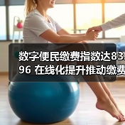 数字便民缴费指数达83.96 在线化提升推动缴费变革(图2) 数字便民缴费指数达83.96 在线化提升推动缴费变革(图2)