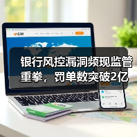 银行风控漏洞频现监管重拳，罚单数突破2亿背后真相