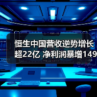 恒生中国营收逆势增长超22亿 净利润暴增149% ｜ 跨境联动优势凸显