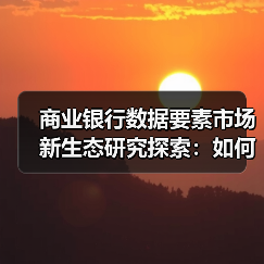 商业银行数据要素市场新生态研究探索:如何激活数据潜能?(图1) 商业银行数据要素市场新生态研究探索:如何激活数据潜能?(图1)