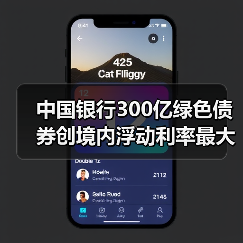 中国银行300亿绿色债券创境内浮动利率最大规模(图2) 中国银行300亿绿色债券创境内浮动利率最大规模(图2)