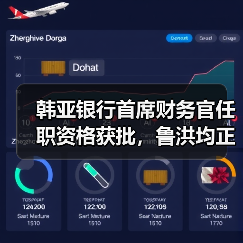 韩亚银行首席财务官任职资格获批，鲁洪均正式上任（图1）