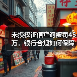 未授权征信查询被罚45万，银行合规如何保障？（图1）