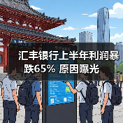 汇丰银行上半年利润暴跌65% 原因曝光（图2）