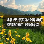 金融支持实体经济如何持续加码?数据解读(图1) 金融支持实体经济如何持续加码?数据解读(图1)