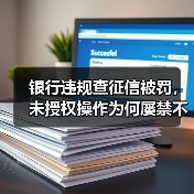 银行违规查征信被罚,未授权操作为何屡禁不止?(图4) 银行违规查征信被罚,未授权操作为何屡禁不止?(图4)