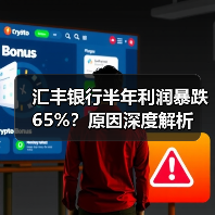 汇丰银行半年利润暴跌65%?原因深度解析(图1) 汇丰银行半年利润暴跌65%?原因深度解析(图1)