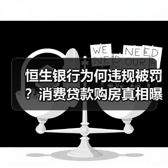 恒生银行为何违规被罚?消费贷款购房真相曝光(图4) 恒生银行为何违规被罚?消费贷款购房真相曝光(图4)