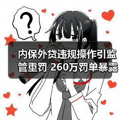 内保外贷违规操作引监管重罚 260万罚单暴露什么问题(图1) 内保外贷违规操作引监管重罚 260万罚单暴露什么问题(图1)