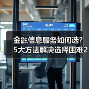 金融信息服务如何选?5大方法解决选择困难2026(图3) 金融信息服务如何选?5大方法解决选择困难2026(图3)