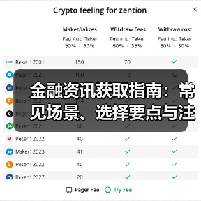 金融资讯获取指南:常见场景、选择要点与注意事项(图4) 金融资讯获取指南:常见场景、选择要点与注意事项(图4)