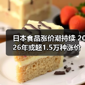 日本食品涨价潮持续 2026年或超1.5万种涨价(图4) 日本食品涨价潮持续 2026年或超1.5万种涨价(图4)